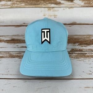 Nike Golf Tiger Woods Legacy91 Hat Adult M/L Blue Dri Fit